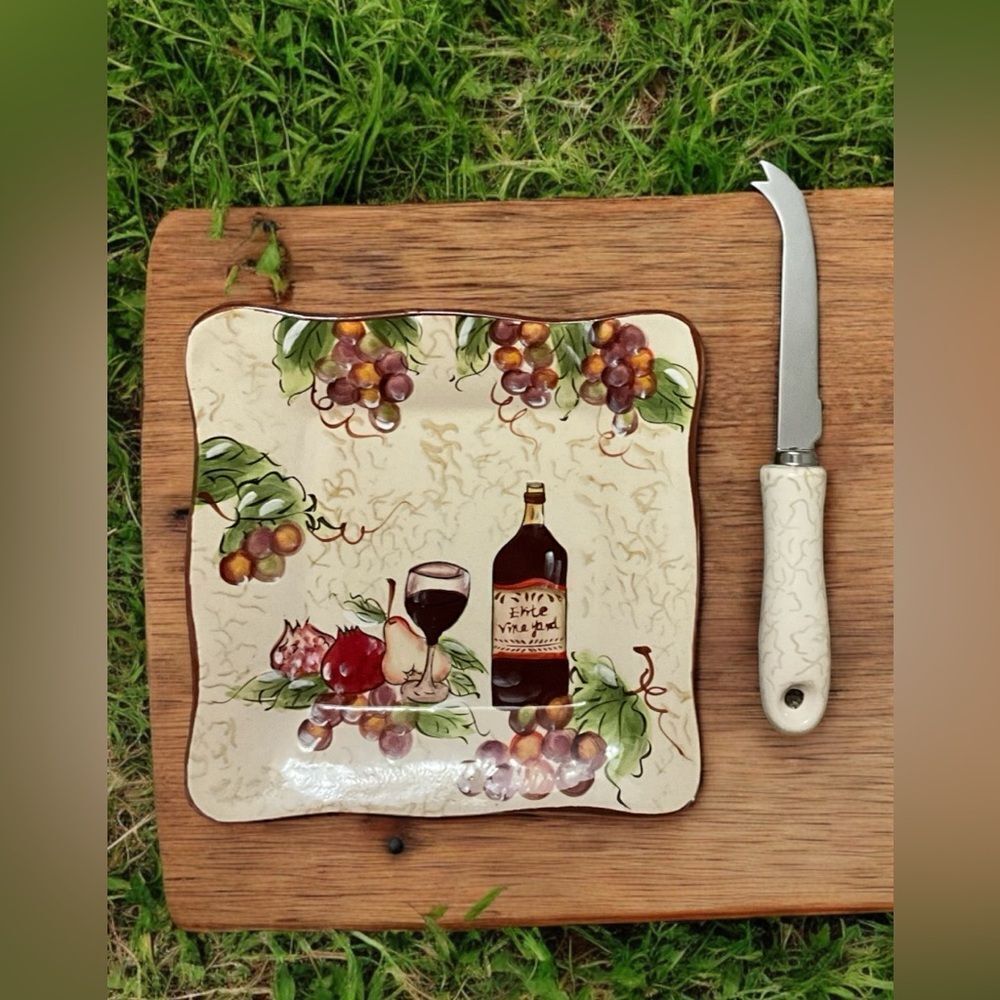 VTG Loren Home Trends Ceramic Charcuterie Plate Elite Collection by Lorenzo